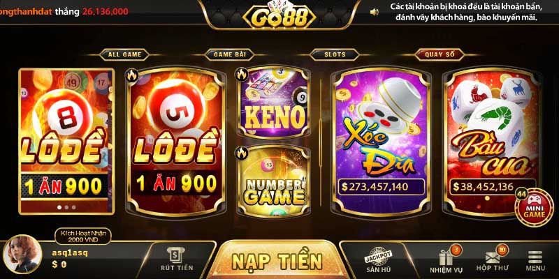 Gg8 cung cấp dịch vụ nạp và rút tiền nhanh chóng và đáng tin cậy - Gg8